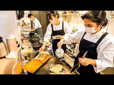 【兵庫】凄まじい鉄板さばきが炸裂する家族経営のお好み焼き店に密着｜Japanese Restaurant