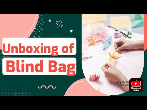 Unboxing of blind Bag ♥️#ytshorts #art #chahatpandey @theartangel4455