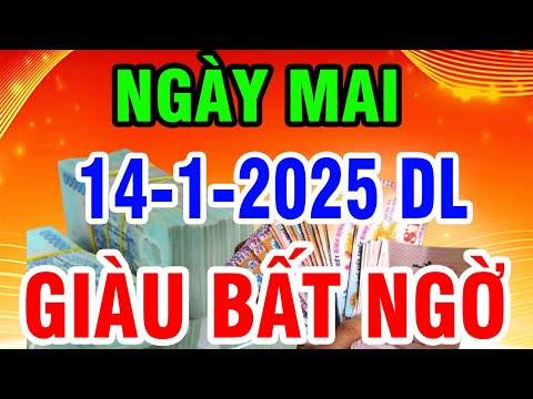 Tử Vi Ngày 14/1/2025 Đột Ngột Trúng Lớn 5 Con Giáp TIỀN TỶ CẦM TAY, Bỗng PHÁT TÀI GIÀU TO