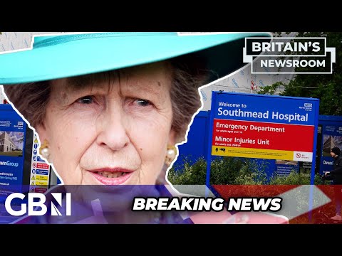 Princess Anne LEAVES hospital after 5 day treatment for 'head injuries'
