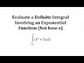 Definite Integrals and Anti-Derivatives