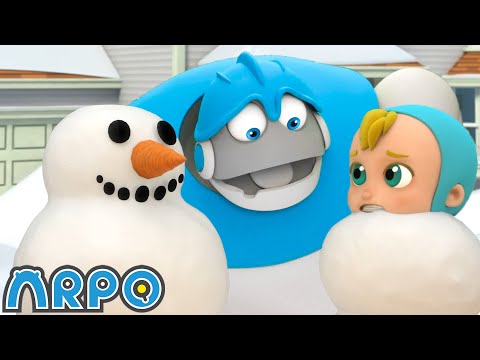 Do You Want To Build a Snowman, Baby Daniel? | 2 HOURS OF ARPO CHRISTMAS! | Robot Cartoons for Kids!