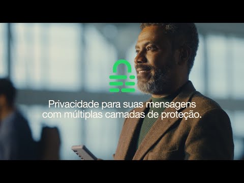 WhatsApp. Privacidade para suas mensagens com múltiplas camadas de proteção.