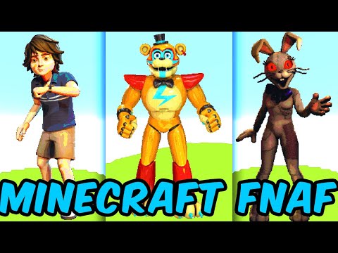 Minecraft: Five Nights at Freddy's SECURITY BREACH BUILDS #shorts Inspired by @TwiShorts