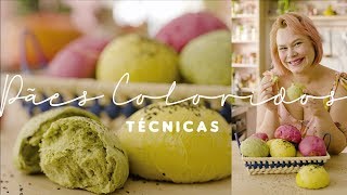 PÃES COLORIDOS (beterraba, espinafre e cenoura) | Técnicas do Gastronomismo
