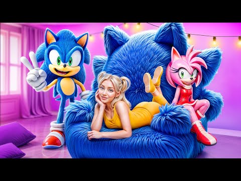 ¡Construimos Una Habitación Secreta Para Shin Sonic! ¡SHIN SONIC Me Adoptó!