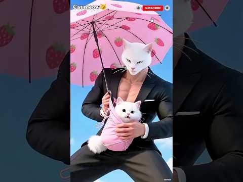 বাচ্চাকে বাঁচাতে বাবা নিজের জীবন দিলো!🥺💔 #cat #shorts #catvideos #imotional #babyfarmanimal