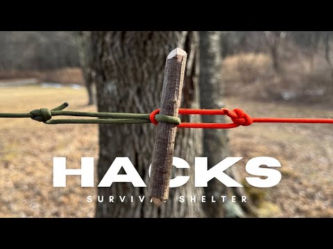 Bushcraft Loops, Rods, and Tensioners - Easy Camp Tricks to get you to an advanced level!