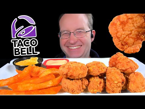 ASMR  TACO BELL CHICKEN NUGGETS MUKBANG EATING SOUNDS