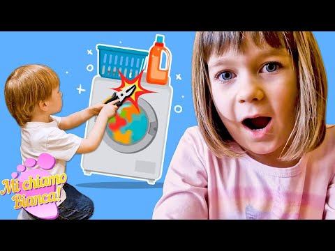 Bianca e Carl aiutano con i lavori a casa!🔨🔧 Video con giochi per bambini di "Mi chiamo Bianca"