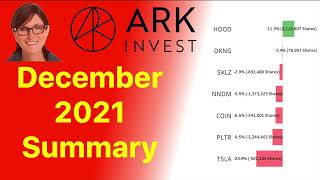 Cathie Wood ARK Invest - Dec Summary