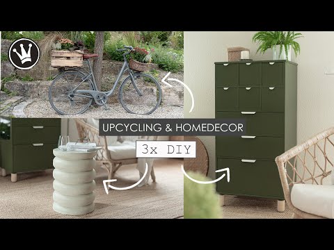 3 DIY IDEEN UPCYCLING + HOME DECOR: Kleinanzeigenfund MAKEOVER | DESIGN Beistelltisch selbermachen