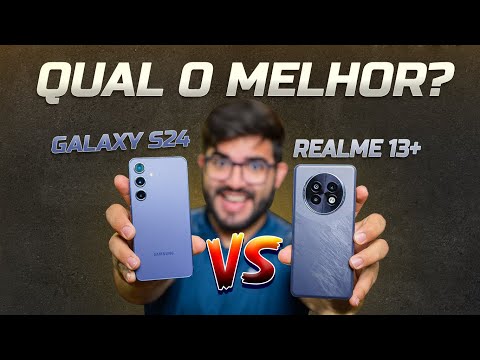 EITA! Galaxy S24 esquenta mais que Realme 13+ para JOGOS? (comparação e testes)