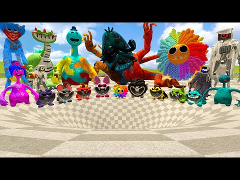 🌀 FUNNEL ALL POPPY PLAYTIME CHAPTER 4 CHARACTERS NIGHTMARE CRITTERS SPARTAN KICKING Gmod