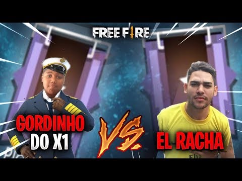 GORDINHO DO X1 VS RACHA! O X1 DE PLATINAS MAIS ESPERADO DO FREE FIRE.