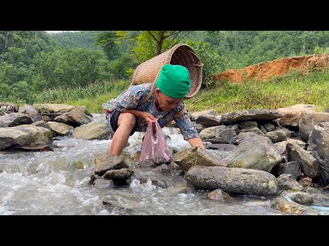 The Hard Life of an 85-Year-Old Woman Living Alone in a Remote Mountain Village