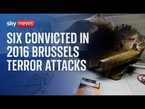 Brussels: Six men convicted over 2016 terror attacks that left 32 people dead