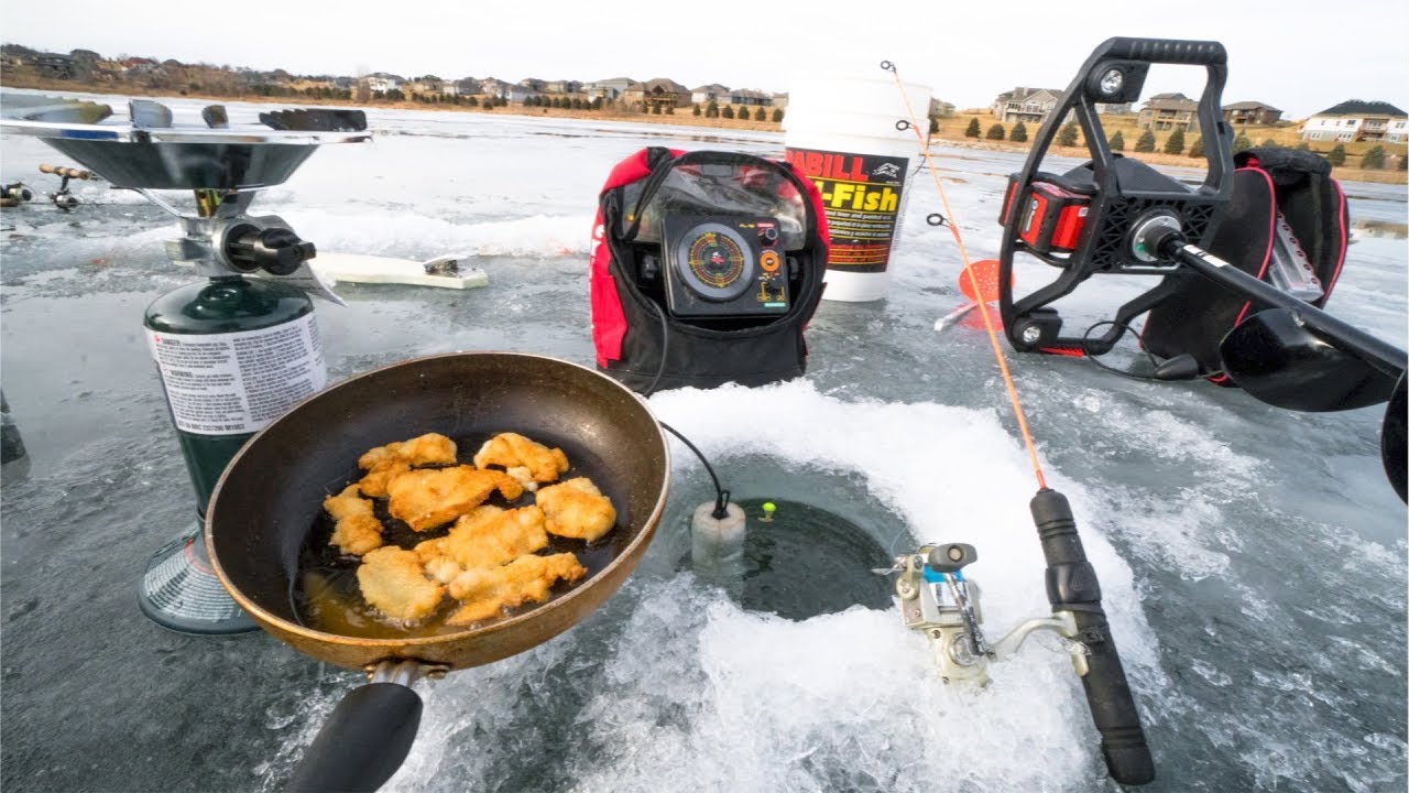 CATCH and COOK while Ice Fishing