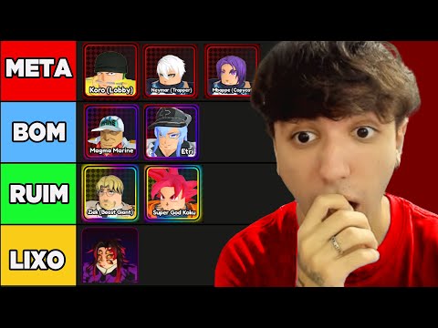 A MELHOR TIER LIST DO ALL STAR X!