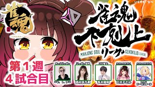 【 雀魂】 DREAM MATCH 雀魂下剋上リーグ　1週目自由にうっていこおお　w/ V.I.P/西村歩乃果/多井隆晴/アキロゼ　【ホロラ