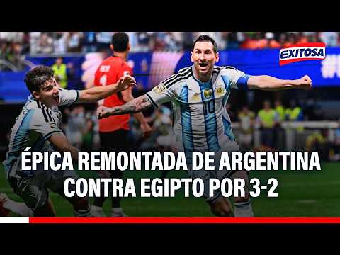 🔴🔵 Mundial 2026: Argentina logró una épica clasificación tras remontar 3-2 a Egipto