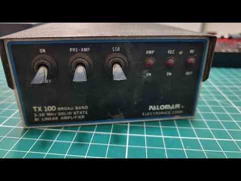 Bench Test - Palomar TX-100 Ham Radio (CB) Amplifier