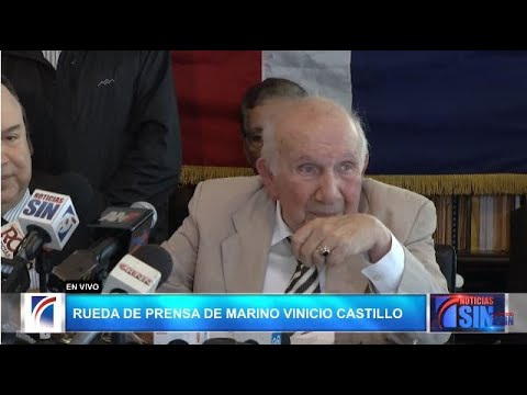 EN VIVO RUEDA DE PRENSA DE MARINO VINICIO CASTILLO