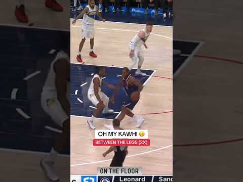 Kawhi is UNSTOPPABLE 😮