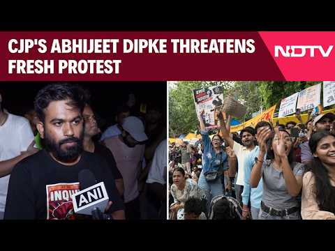 NEET Paper Protest | "If Govt Doesn't Change..." CJP Founder Abhijeet Dipke Warns Of Protest 2.0