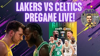LAKERS VS CELTICS PREGAME LIVE!!