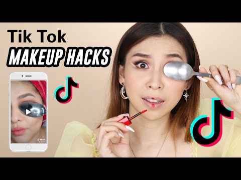 Testing Tik Tok Makeup Hacks | TINA TRIES IT