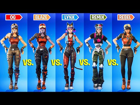 Fortnite Dances: ALL RENEGADE RAIDER SKINS