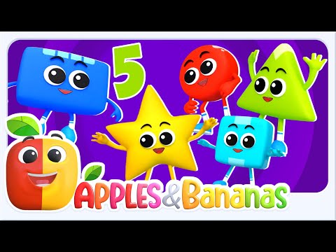 Learn Five Little Shapes Nursery Rhyme And Kids Songs