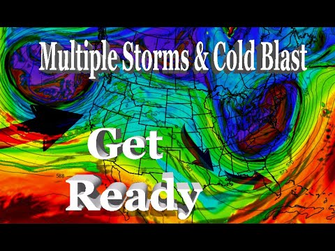 Multiple Snowstorms & Cold Blast Happening Soon!