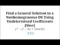 Understanding Non-Homogeneous Differential Equations