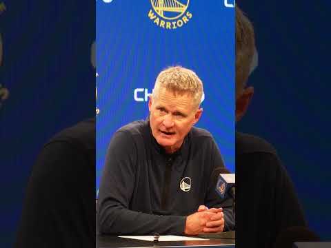 Steve Kerr on why Jonathan Kuminga didn’t play today
