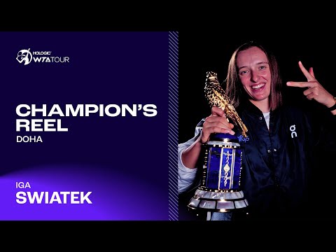 World No.1 Iga Swiatek's best points from her 2024 Doha THREE-PEAT 🏆🏆🏆