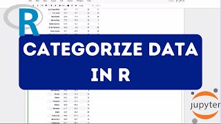 How to create a column that categorizes your data in R | R programming tutorial