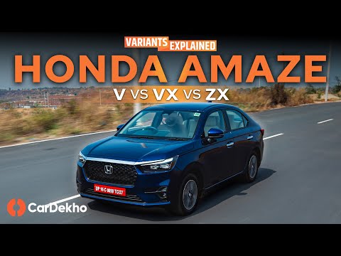 Honda Amaze Variants Explained | पैसा वसूल variant कोन्सा?