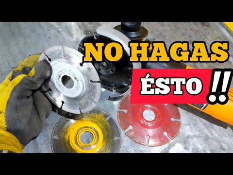 NO HAGAS ESTO / DISCOS de AMOLADORA  #SHORTS
