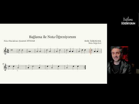 BAĞLAMA'da Birlik-İkilik-Dörtlük Nota Değerlerini METRONOM ile okuma ve Genel Tekrarı anlatım