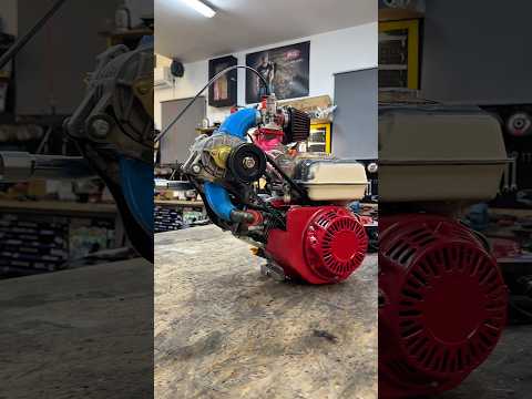 Tuning HONDA Gx200 SUPERCHARGER ! #honda #gx200 #200cc #car #cars #supercharger #turbo #diy #tuning