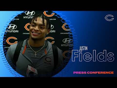 Justin Fields reacts to 3-TD performance in Cleveland | Chicago Bears video clip