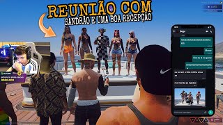 Bkinho CLIPS | REUNIÃO COM SANDRÃO E UMA BOA RECEPÇÃO NO IATE COM 4 GAROTAS DANÇANDO No GTA RP