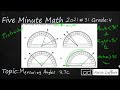 Measuring Angles in 4th Grade Math