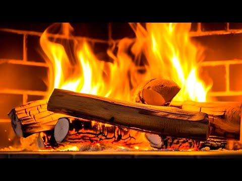 🔴LIVE Relaxing Fireplace with Burning Crackling Fire Sounds