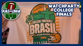 FINAL DO COLLEGE FOOTBALL AO VIVO! 🔥🏈 Watch Party Insana