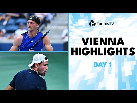 Zverev Faces Schwaerzler; Berrettini, Cobolli & Mensik In Action | 2024 Vienna Day 2 Highlights