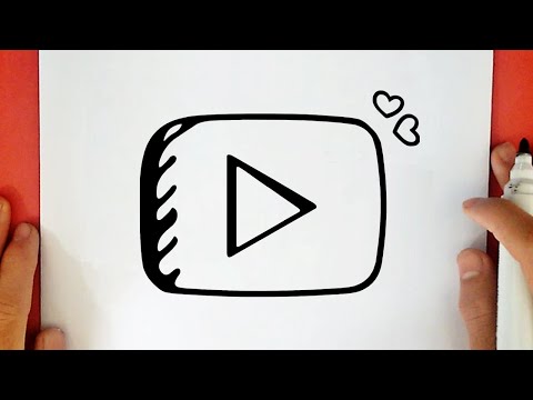 COMO DIBUJAR EL LOGO DE YOUTUBE