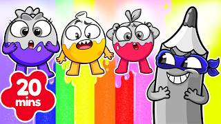 I Lost my Pretty Color! The Naughty Gray Crayon Song 🖍🎨 Find The Color! | Good Habits PP Stories